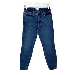 Good American Jeans Good Leg Skinny Blue Color Stretch Jeans